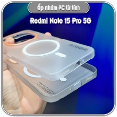Ốp PC mỏng cho Redmi Note 15 Pro 5G, có nam châm sạc từ tính