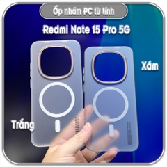 Ốp PC mỏng cho Redmi Note 15 Pro 5G, có nam châm sạc từ tính
