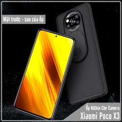 Ốp lưng cho Xiaomi Poco X3 NFC - X3 PRO Nillkin CamShield che camera