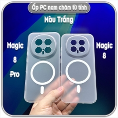 Ốp PC mỏng cho Honor Magic 8 - 8 Pro, có nam châm sạc từ tính