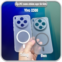 Ốp PC mỏng cho Vivo X300 - X300 Pro, có nam châm sạc từ tính