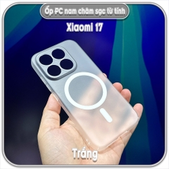 Ốp PC mỏng cho Xiaomi 17, có nam châm sạc từ tính