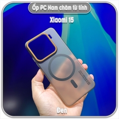 Ốp PC mỏng cho Xiaomi 15, có nam châm sạc từ tính