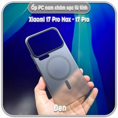 Ốp PC mỏng cho Xiaomi 17 Pro Max - 17 Pro, có nam châm sạc từ tính