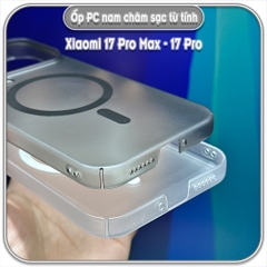 Ốp PC mỏng cho Xiaomi 17 Pro Max - 17 Pro, có nam châm sạc từ tính