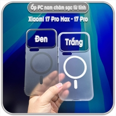 Ốp PC mỏng cho Xiaomi 17 Pro Max - 17 Pro, có nam châm sạc từ tính