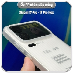 Ốp PP nhám siêu mỏng cho Xiaomi 17 Pro - 17 Pro Max