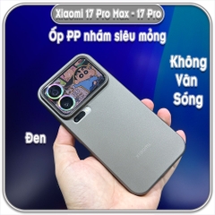 Ốp PP nhám siêu mỏng không vân gợn sóng cho Xiaomi 17 Pro - 17 Pro Max