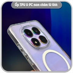 Ốp TPU+PC cho Redmi Note 15 Pro 5G, nam châm sạc từ tính
