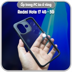Ốp trong viền đen cho Redmi Note 17 4G 5G - 17 Pro - 17 Pro Max