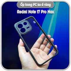Ốp trong viền đen cho Redmi Note 17 4G 5G - 17 Pro - 17 Pro Max