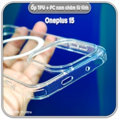 Ốp lưng TPU + PC có nam châm sạc từ tính cho Oneplus 15