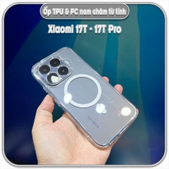 Ốp TPU+PC cho Xiaomi 17T - 17T Pro, nam châm sạc từ tính
