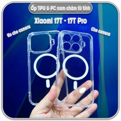 Ốp TPU+PC cho Xiaomi 17T - 17T Pro, nam châm sạc từ tính