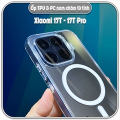 Ốp TPU+PC cho Xiaomi 17T - 17T Pro, nam châm sạc từ tính