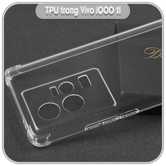 Ốp chống sốc cho Vivo iQOO 11 5G, nhựa dẻo TPU trong che camera