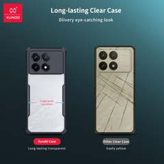 Ốp chống sốc Xundd Xiaomi 14T - 14T Pro, lưng PC không bị ố vàng