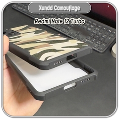 Ốp cho Redmi Note 12 - 12S - 12 Turbo - 12 Pro 4G 5G, Xundd Camouflage 4 góc chống sốc