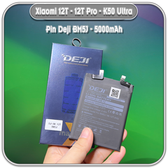 Thay pin Deji cho Xiaomi 12T - 12T Pro - K50 Ultra, BM5J 5000mAh