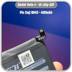 Thay pin Redmi Note 4 - 4X Chip 625, Deji BN43 4100mAh