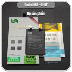 Thay pin Suiqi BM5F cho Redmi K50 - K60E, 5500mAh