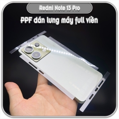 Dán PPF trong suốt Full viền cho Redmi Note 13 Pro
