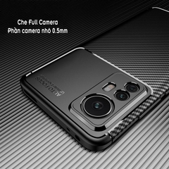 Ốp lưng cho Xiaomi 12T - 12T Pro chống sốc Carbon Auto Focus