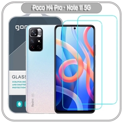 Bộ 2 miếng kính cường lực Gor cho Xiaomi Redmi Note 11 5G - Poco M4 Pro