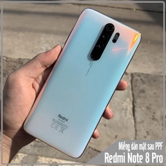 Miếng Dán PPF Xiaomi Redmi Note 8 Pro Mặt sau Trong suốt + Ánh 7 Màu