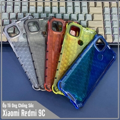 Ốp lưng cho Xiaomi Redmi 9C - Redmi 10A trong màu Tổ Ong chống sốc