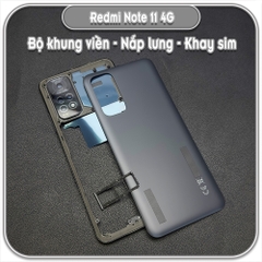 Thay bộ vỏ khung sườn, nắp lưng cho Redmi Note 11 4G