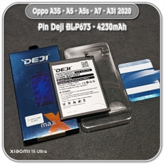 Thay pin cho Oppo A3s - A5 - A5s - A7 - A31 2020, Deji BLP673 4230mAh