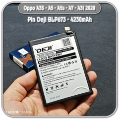 Thay pin cho Oppo A3s - A5 - A5s - A7 - A31 2020, Deji BLP673 4230mAh