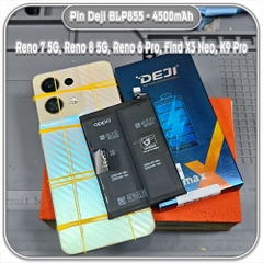 Thay pin cho Oppo Reno 7 5G, Reno 8 5G, Reno 6 Pro, Find X3 Neo, K9 Pro, Deji BLP855 4500mAh
