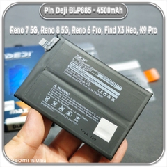 Thay pin cho Oppo Reno 7 5G, Reno 8 5G, Reno 6 Pro, Find X3 Neo, K9 Pro, Deji BLP855 4500mAh