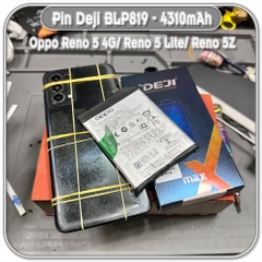 Thay pin cho Oppo Reno 5 4G - Reno 5 Lite - Reno 5Z Deji BLP819 4310mAh