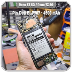 Thay pin cho Oppo Reno 8z 5G / Reno 7 4G / Reno 7z 5G / Reno 8 4G , Deji BLP907 4500mAh
