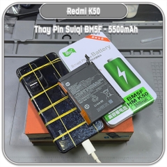 Thay pin Suiqi BM5F cho Redmi K50 - K60E, 5500mAh