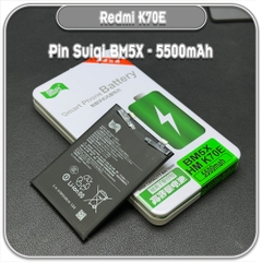 Thay pin Redmi K70E, Suiqi BM5X 5500mAh