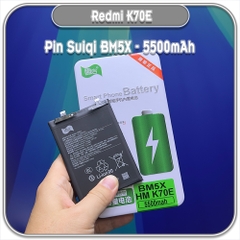 Thay pin Redmi K70E, Suiqi BM5X 5500mAh
