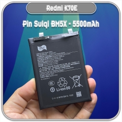 Thay pin Redmi K70E, Suiqi BM5X 5500mAh