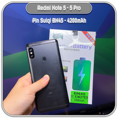 Thay pin Suiqi cho Redmi Note 5 - Note 5 Pro, BN45 4200mAh