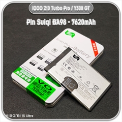 Thay pin iQOO Z10 Turbo Pro / Y300 GT Suiqi BA98 7620mAh