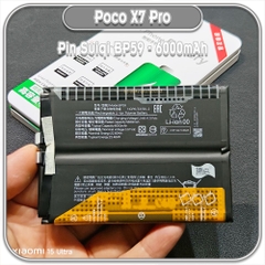 Thay pin Poco X7 Pro 5G Suiqi BP59 6000mAh