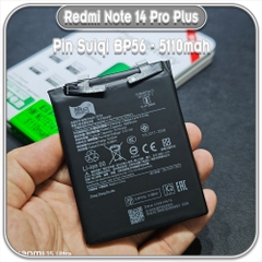 Thay pin Redmi Note 14 Pro Plus Suiqi BP56 5110mAh - Quốc Tế