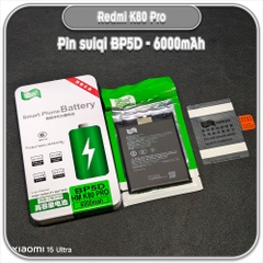 Thay pin Redmi K80 Pro Suiqi BP5D 6000mAh