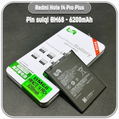 Thay pin cho Redmi Note 14 Pro Plus Suiqi BM68 6200mAh