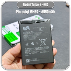 Thay pin cho Redmi Turbo 4 - Redmi K80 Suiqi BM69 6550mAh