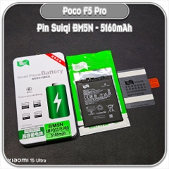 Thay pin Poco F5 Pro, Suiqi BM5N 5160mAh