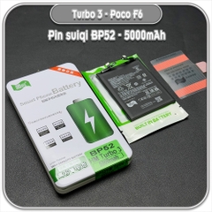 Thay pin Redmi Turbo 3, Suiqi BP52 5000mAh